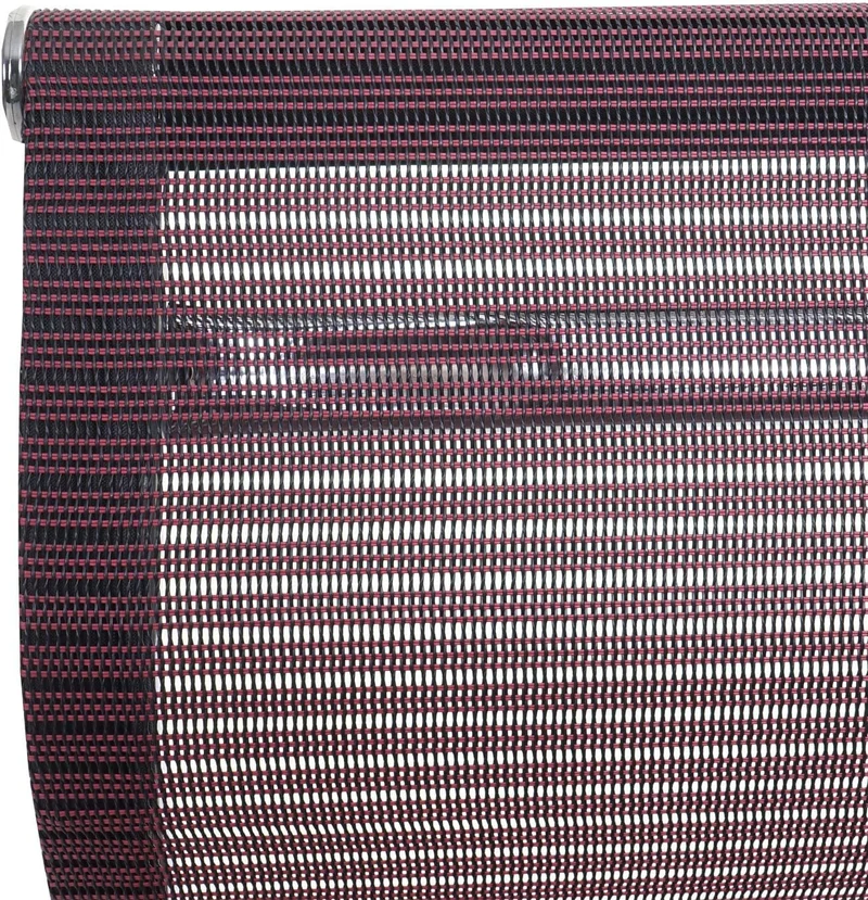 Chaise de bureau pivotante sans accoudoirs revêtement en maille tissu/textile bordeaux BUR04114