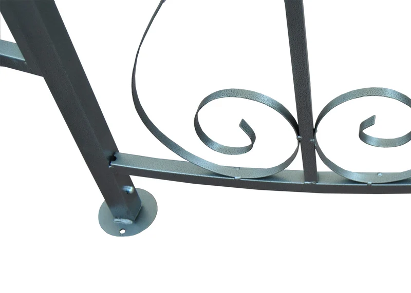 Pergola pavillon arche de jardin rond tonnelle chapiteau tente de réception cadre en acier robuste Ø 3m crème 04_0004059