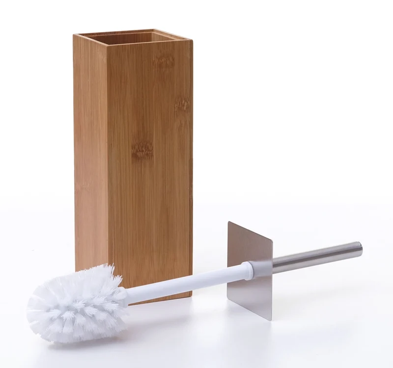 Accessoires de salle de bain 7 pièces distributeur de savon porte-brosse à dents porte-savon en bambou 04_0003024