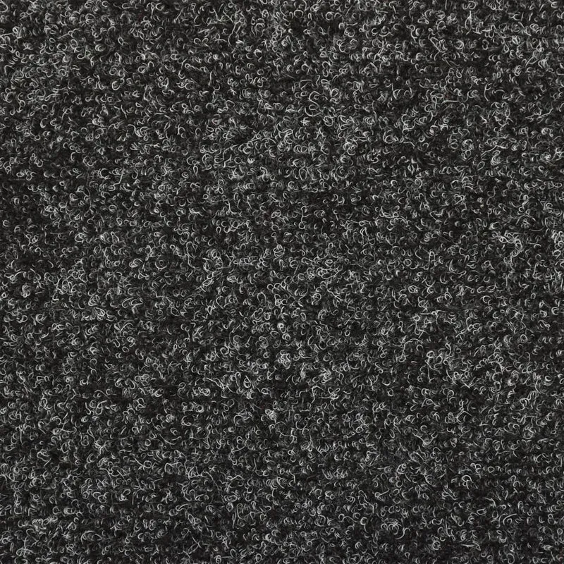 Tapis d'escalier 15 pièces Tissu aiguilleté 65x25 cm Gris DEC023805