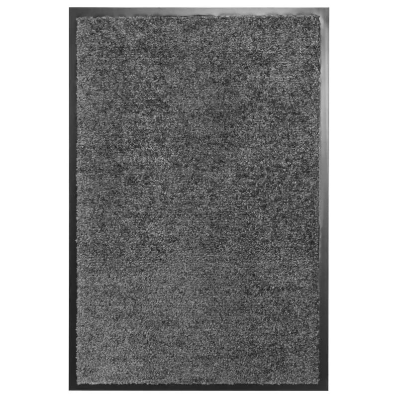 Paillasson lavable Anthracite 40x60 cm DEC023178