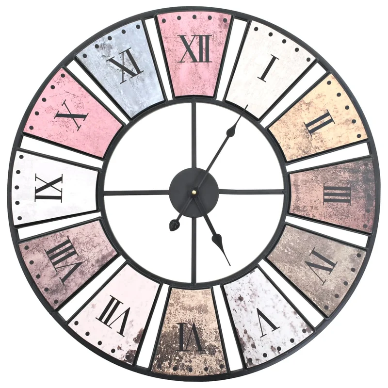 Horloge murale vintage avec mouvement à quartz 60 cm XXL DEC022278
