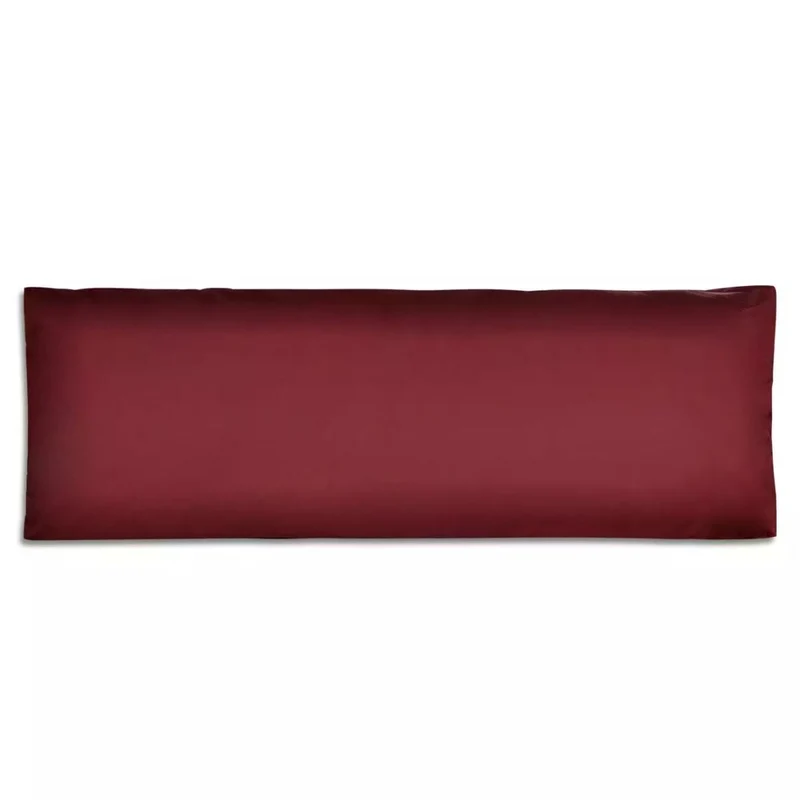 Coussin rembourré de dossier intérieur ou extérieur bordeaux 120x40x10 cm DEC021369