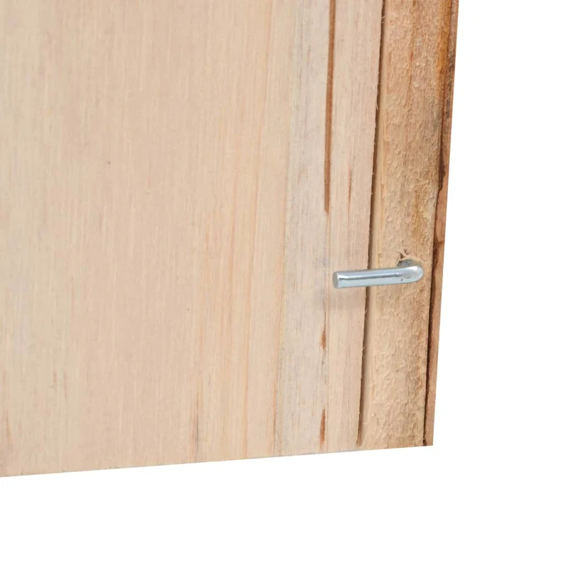 Nichoir oiseaux pour extérieur 4 pièces en bois 12x12x22 cm DEC020829