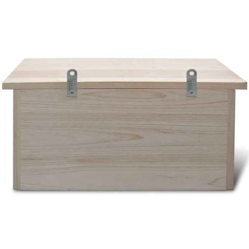 Nichoir décoration extérieur maison d'oiseaux moineau en bois 2 pièces 44x15,5x21,5 cm DEC020826