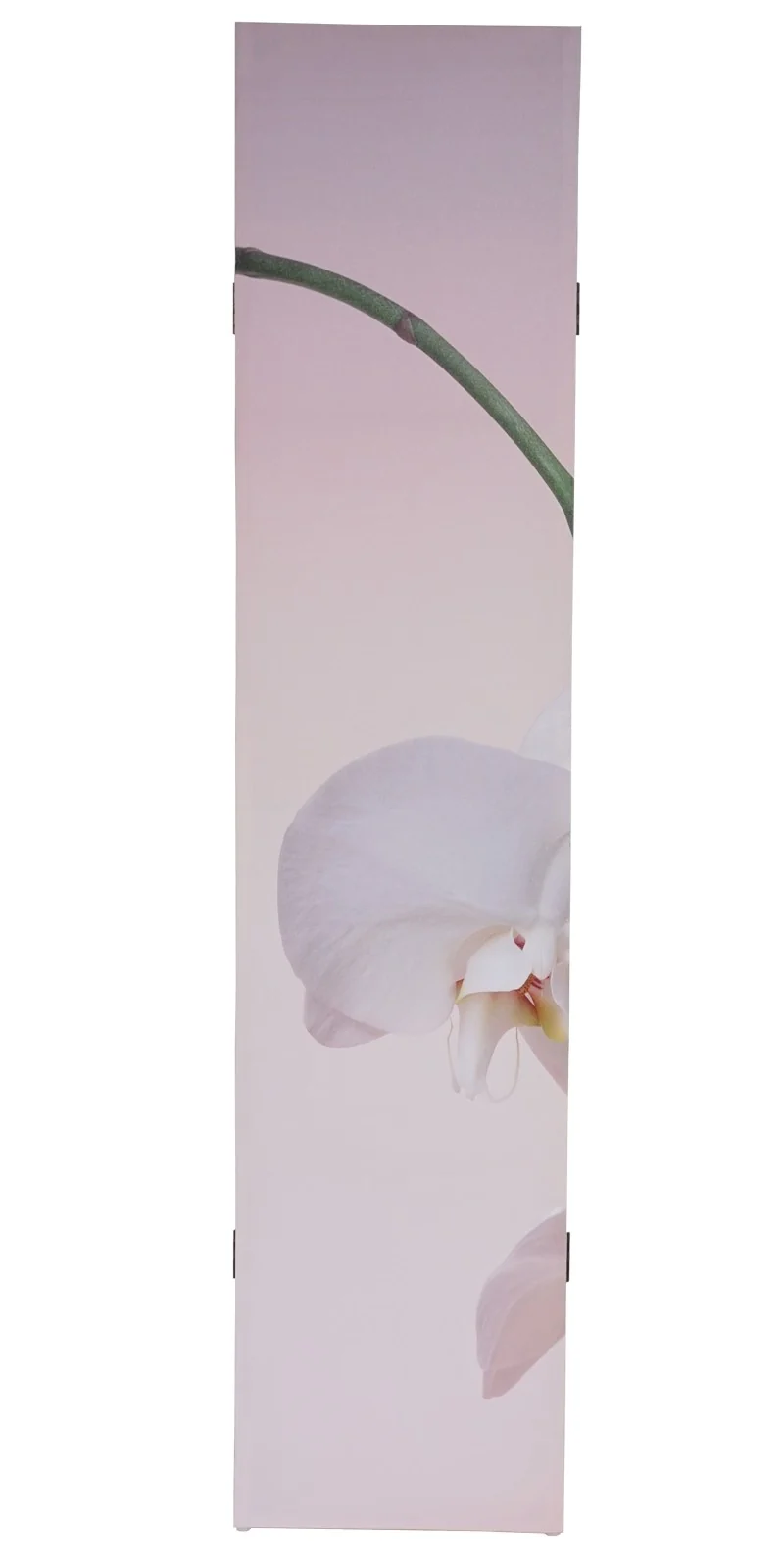 Paravent 3 panneaux pans séparateur de pièce 180x120cm motif orchidee PAR04015