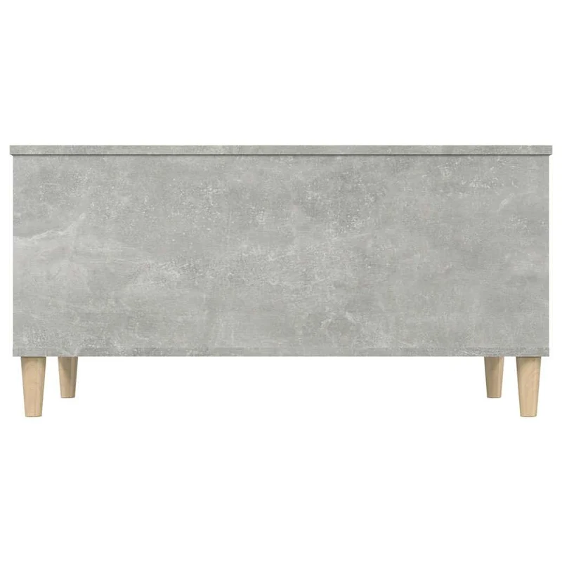 Table basse avec plateau relevable design moderne et contemporaine 90 x 44,5 x 45 cm bois d'ingénierie gris DEC039354