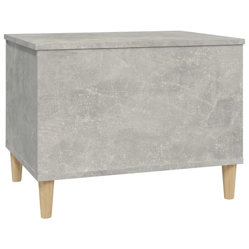 Table basse avec plateau relevable design moderne et contemporain 60 x 44,5 x 45 cm bois d'ingénierie gris DEC039317