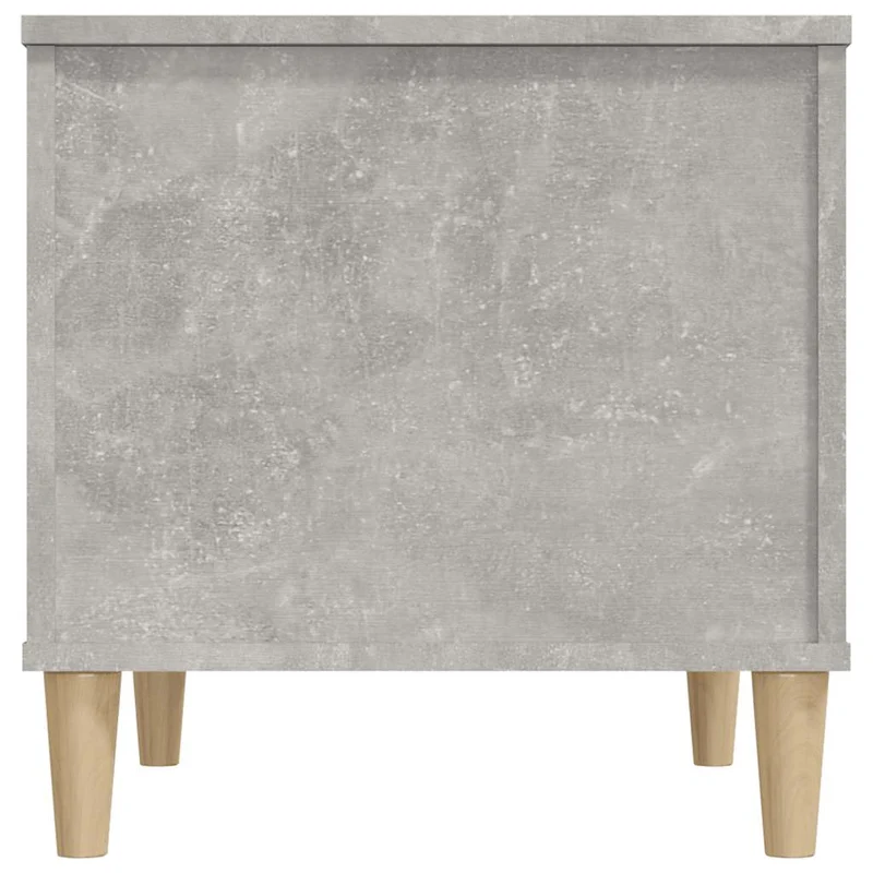 Table basse avec plateau relevable design moderne et contemporain 60 x 44,5 x 45 cm bois d'ingénierie gris DEC039317
