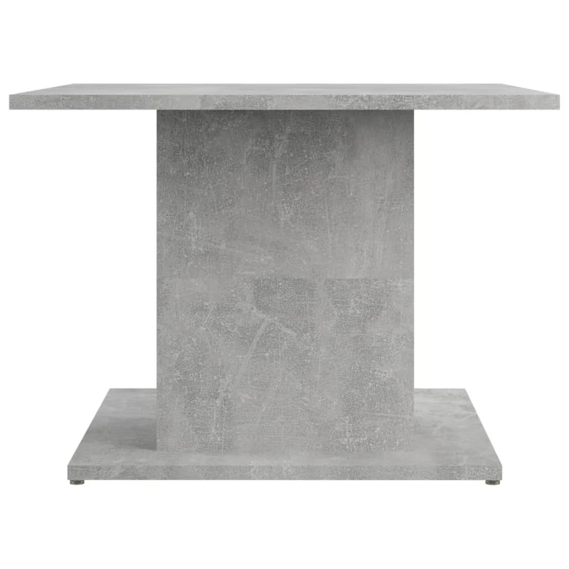 Table basse design moderne et contemporaine 55,5 x 55,5 x 40 cm bois d'ingénierie gris DEC039302