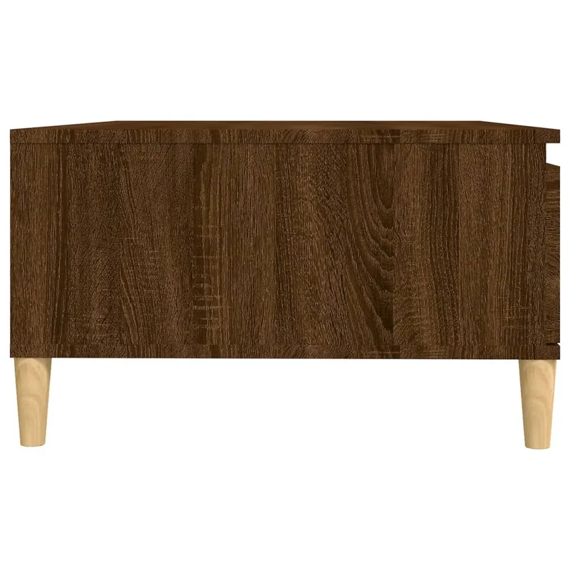 Table basse design moderne et contemporaine 90 x 60 x 35 cm bois d'ingénierie marron DEC038824