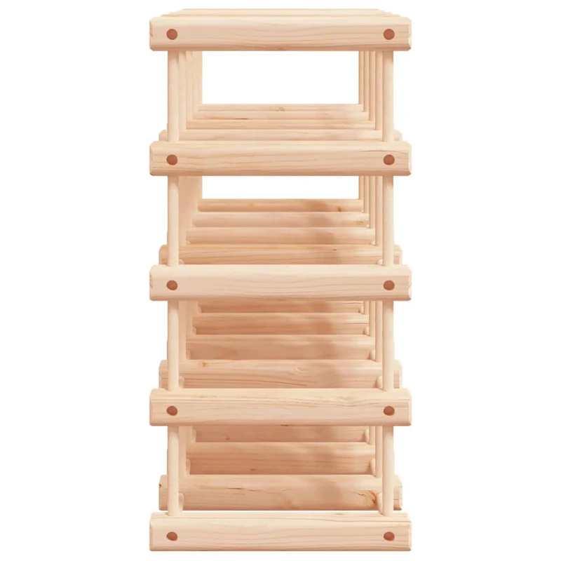 Casier range bouteilles étagère de rangement vin pour 20 bouteilles 46,5 x 23 x 46,5 cm en bois de pin DEC024396