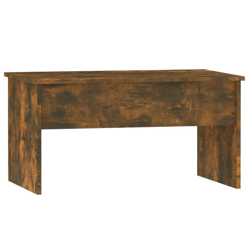 Table basse avec plateau relevable design moderne et contemporaine 80 x 50,5 x 41,5 cm bois d'ingénierie marron DEC038474