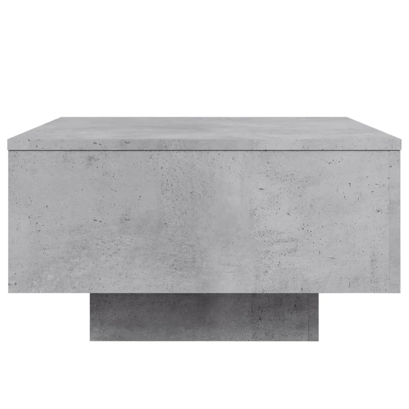 Table basse design moderne et contemporaine 55 x 55 x 31 cm bois d'ingénierie gris DEC039304