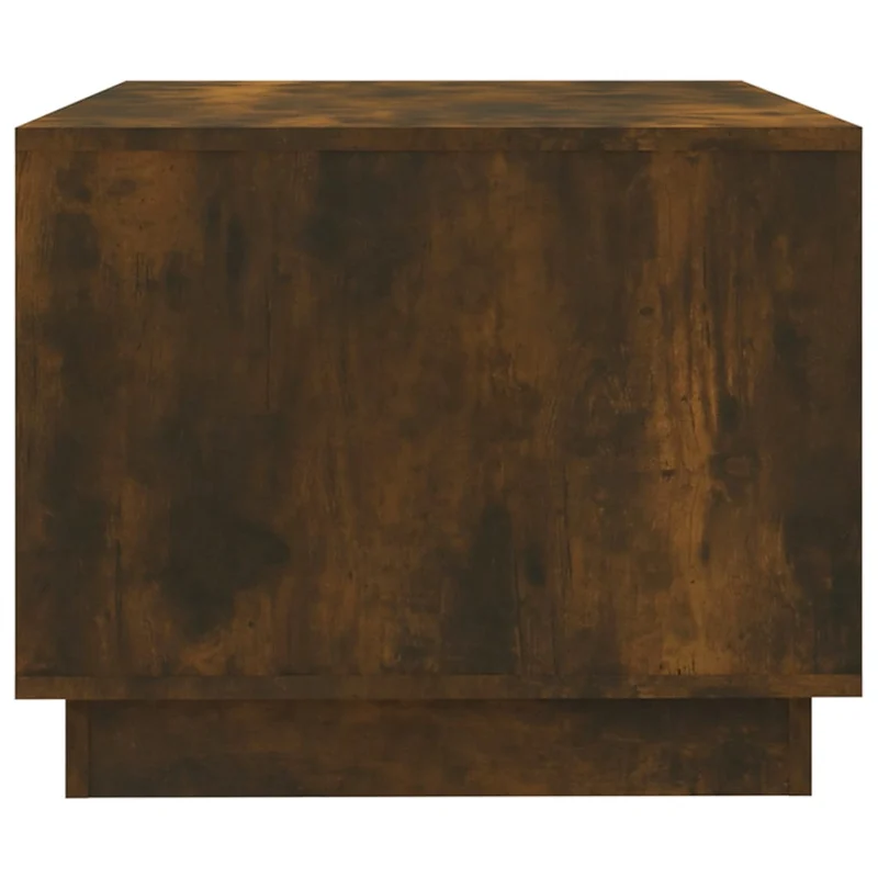 Table basse avec tiroirs et étagère design rustique moderne 102,5 x 55 x 44 cm bois d'ingénierie marron DEC038354