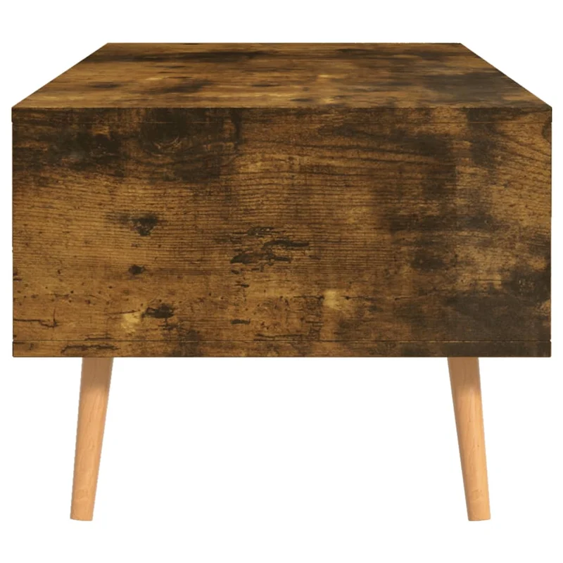 Table basse avec tiroir design moderne et contemporaine 100 x 49,5 x 43 cm bois d'ingénierie marron DEC038309