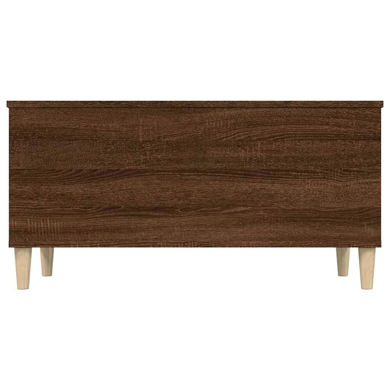 Table basse avec dessus relevable design moderne et contemporaine 90 x 44,5 x 45 cm bois d'ingénierie marron DEC038773