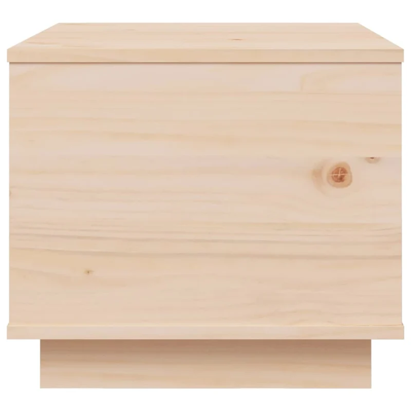 Table basse de salon avec plateau relevable design simple 40 x 50 x 35 cm bois massif de pin non traité DEC037056
