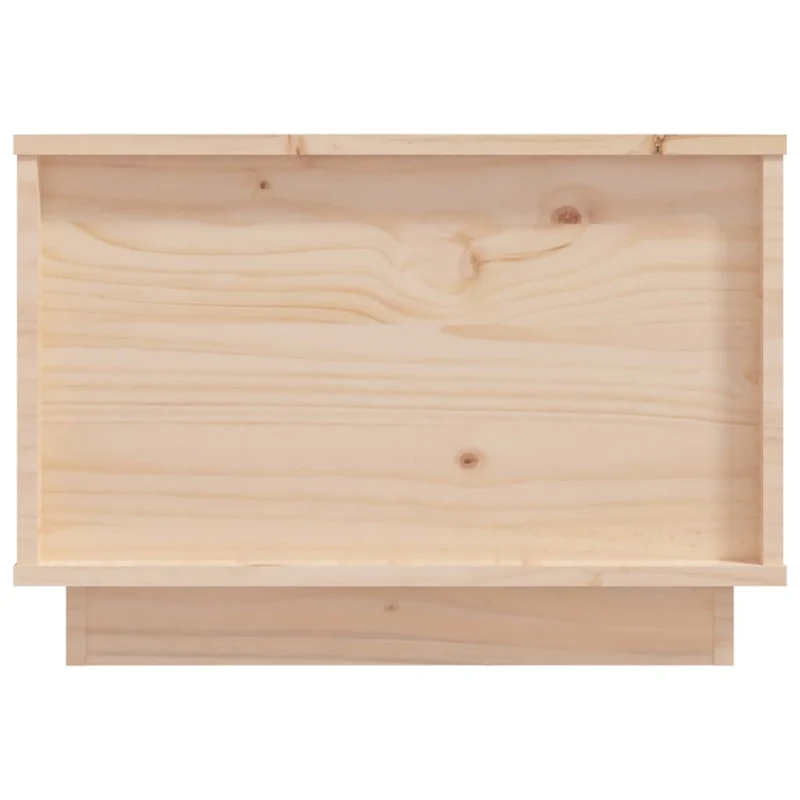 Table basse de salon avec plateau relevable design simple 40 x 50 x 35 cm bois massif de pin non traité DEC037056