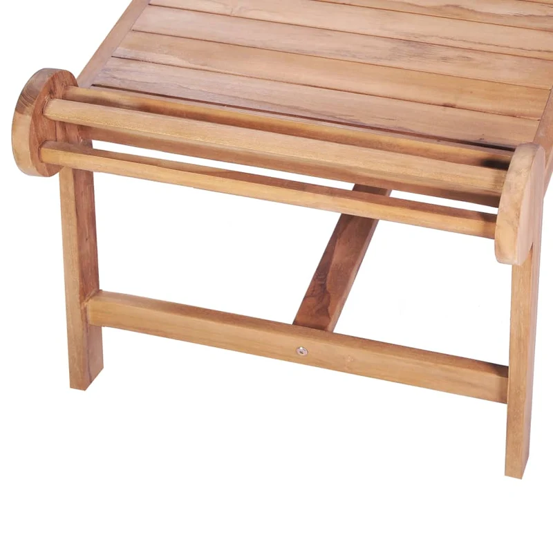 Table basse de salon design exotique 100 x 50 x 45 cm bois dur de teck finement poncé DEC036939