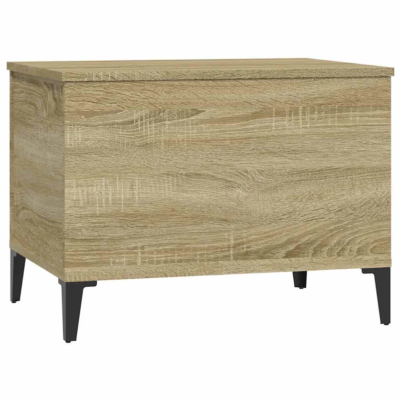 Table basse avec plateau relevable design moderne et contemporaine 60 x 44,5 x 45 cm bois d'ingénierie couleur chêne DEC038972