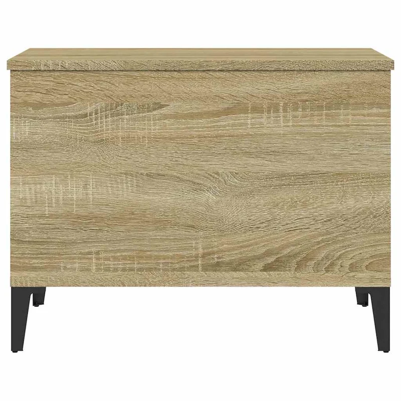 Table basse avec plateau relevable design moderne et contemporaine 60 x 44,5 x 45 cm bois d'ingénierie couleur chêne DEC038972