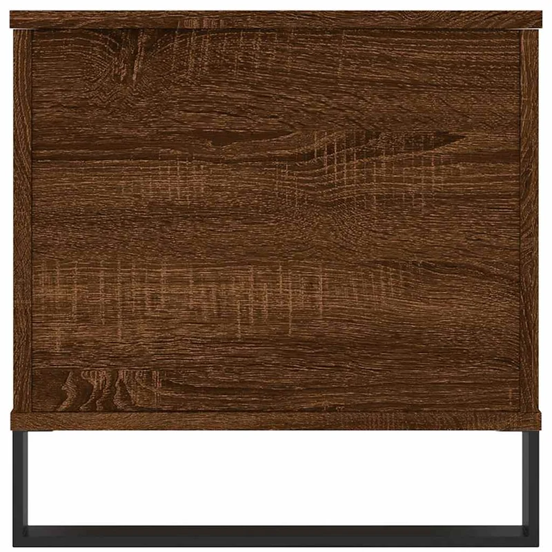 Table basse dessus relevable design moderne et contemporaine 90 x 44,5 x 45 cm bois d'ingénierie marron et métal DEC038776