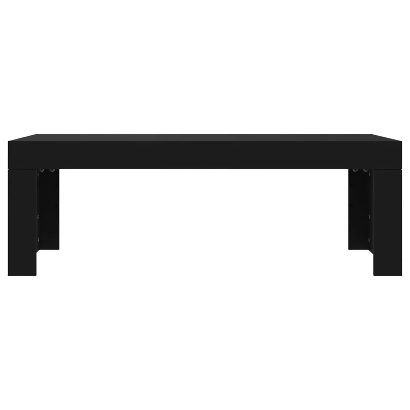 Table basse design moderne et contemporaine 102 x 50 x 36 cm bois d'ingénierie noir DEC039592