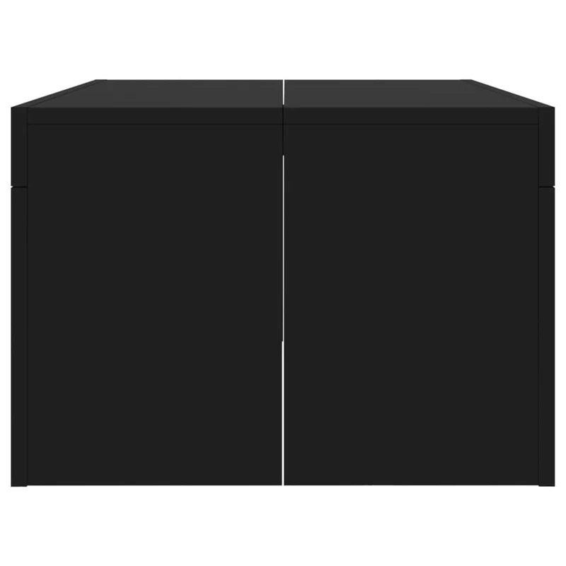 Table basse design moderne et contemporaine 102 x 50 x 36 cm bois d'ingénierie noir DEC039592