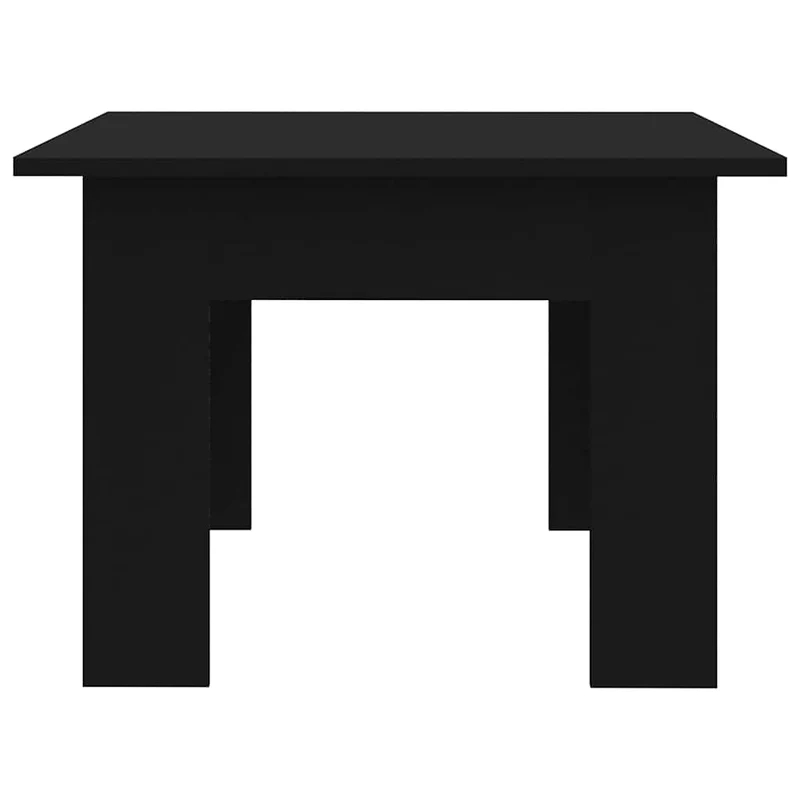 Table basse design moderne et contemporaine 100 x 60 x 42 cm bois d’ingénierie noir DEC039580
