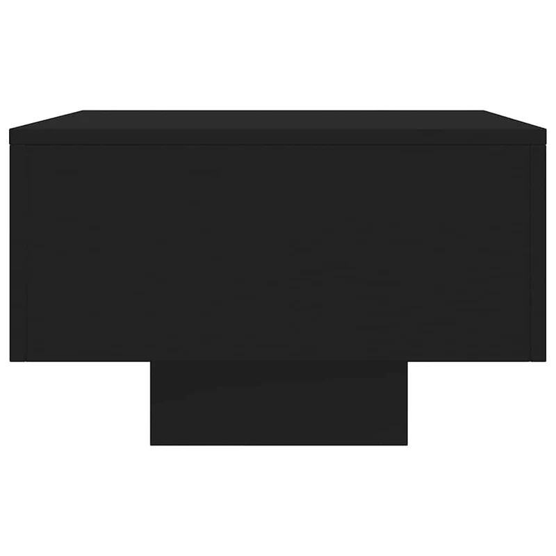 Table basse design moderne et contemporaine 100 x 49,5 x 31 cm bois d'ingénierie noir DEC039531