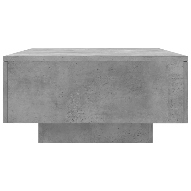 Table basse avec tiroirs design moderne et contemporaine 90 x 60 x 31 cm aggloméré gris DEC039398