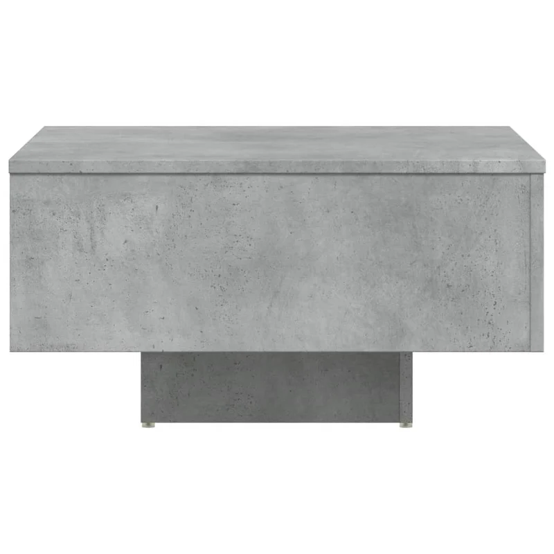 Table basse design moderne et contemporaine 60 x 60 x 31,5 cm bois d'ingénierie gris DEC039333