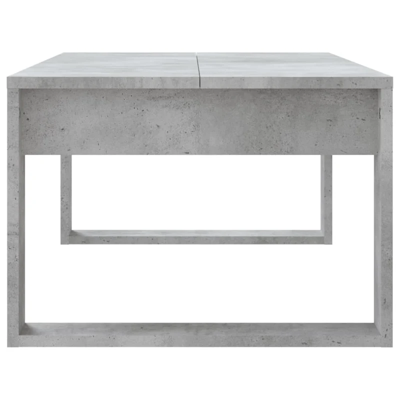 Table basse design moderne et contemporaine 102 x 50 x 35 cm bois d'ingénierie gris DEC039248