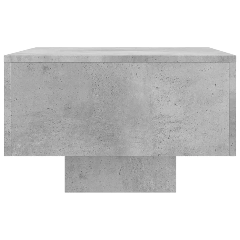 Table basse design moderne et contemporaine 100 x 49,5 x 31 cm bois d'ingénierie gris DEC039227