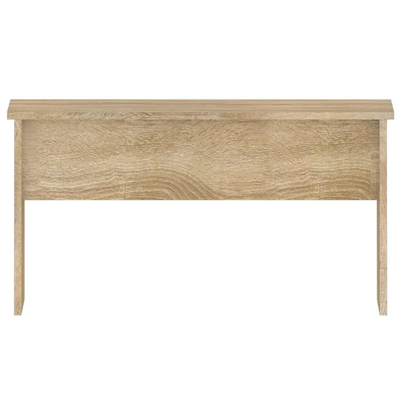 Table basse plateau relevable design moderne et contemporaine 80 x 50,5 x 41,5 cm bois d'ingénierie couleur chêne DEC038995