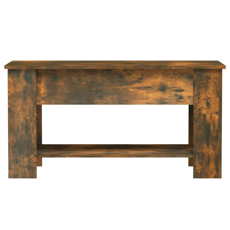 Table basse dessus relevable design moderne et contemporaine 101 x 49 x 52 cm bois d'ingénierie marron DEC038353