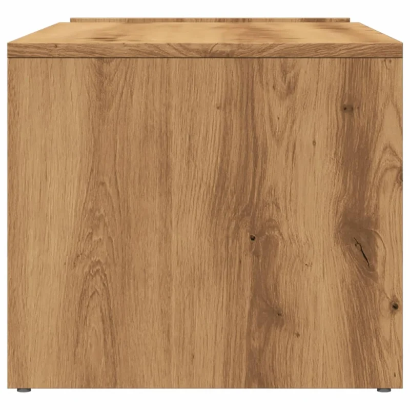 Table basse design moderne et contemporaine 90 x 45 x 35 cm bois d'ingénierie couleur chêne DEC038297