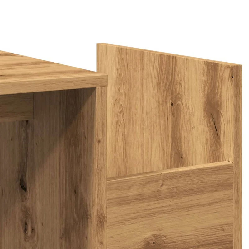 Table basse design moderne et contemporaine 90 x 45 x 35 cm bois d'ingénierie couleur chêne DEC038297