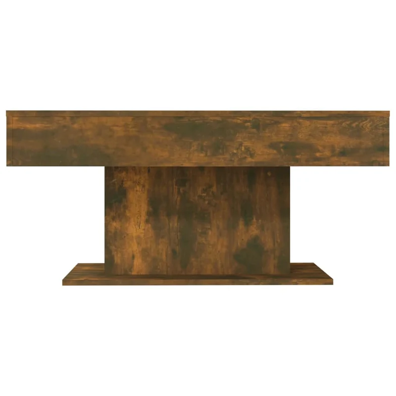 Table basse design moderne et contemporaine 96 x 50 x 45 cm bois d'ingénierie marron DEC038562