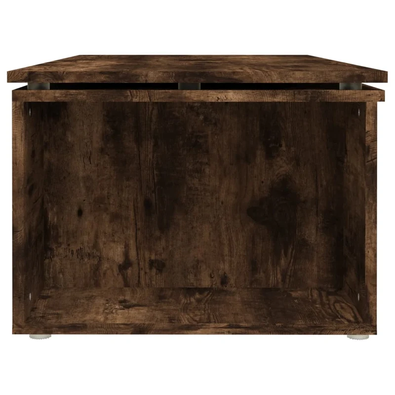 Table basse dessus de table pivotant à 360 degrés design moderne et contemporaine 150 x 50 x 35 cm bois d'ingénierie marron DEC038393