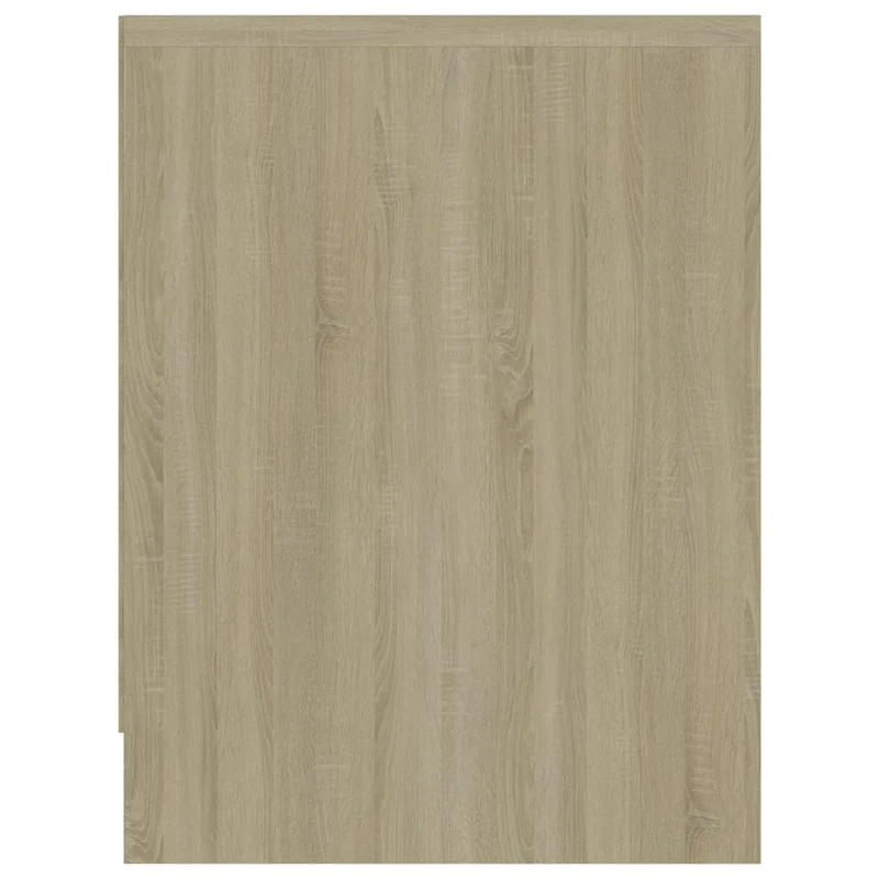 Lot de 2 tables de chevet avec deux tiroirs 40 x 30 x 40cm bois d'ingénierie couleur chêne DEC035877