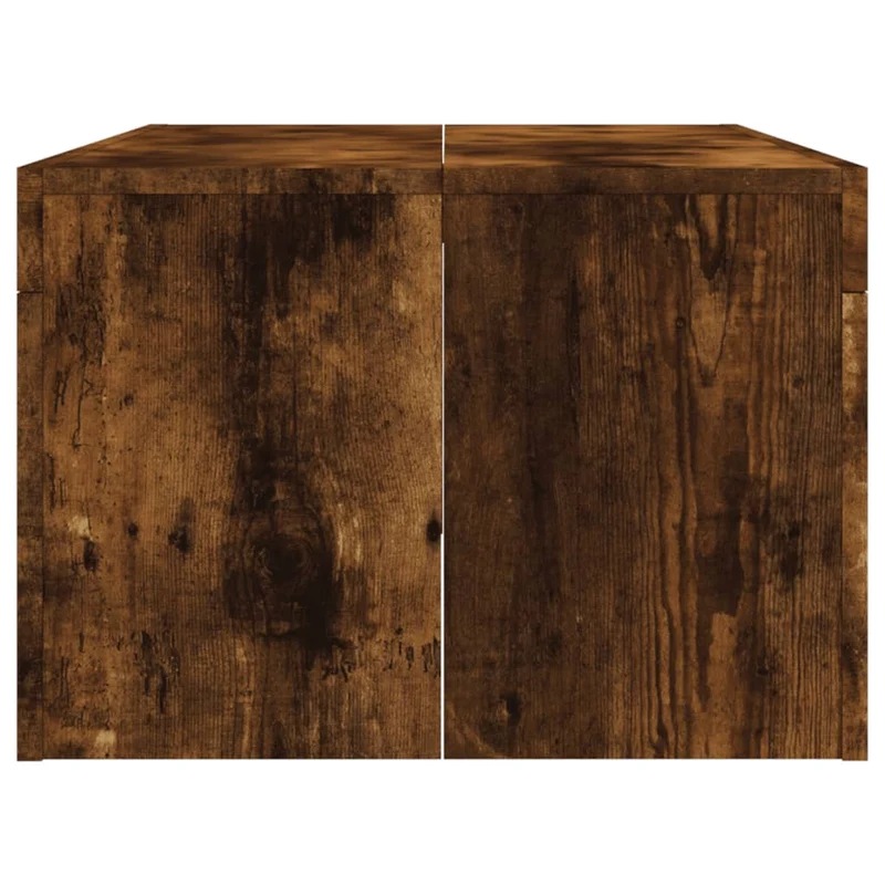 Table basse design moderne et contemporaine 102 x 50 x 36 cm bois d'ingénierie marron DEC038361