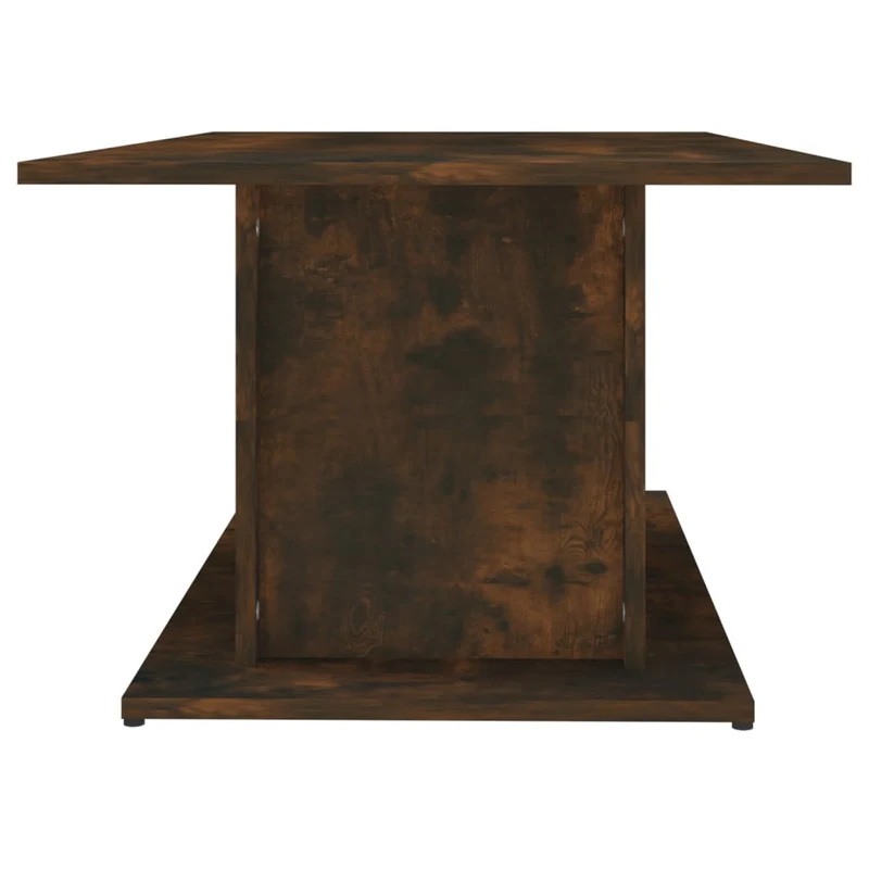 Table basse design moderne et contemporaine 102 x 55,5 x 40 cm bois d'ingénierie marron DEC038377