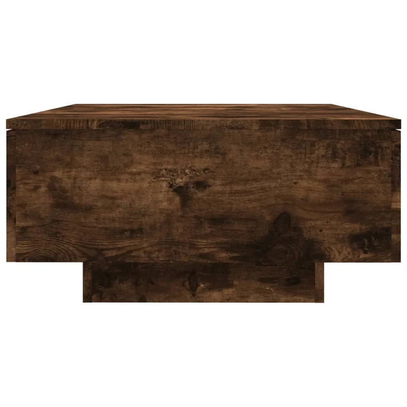 Table basse avec tiroir design moderne et contemporaine 90 x 60 x 31 cm bois d'ingénierie marron DEC038551