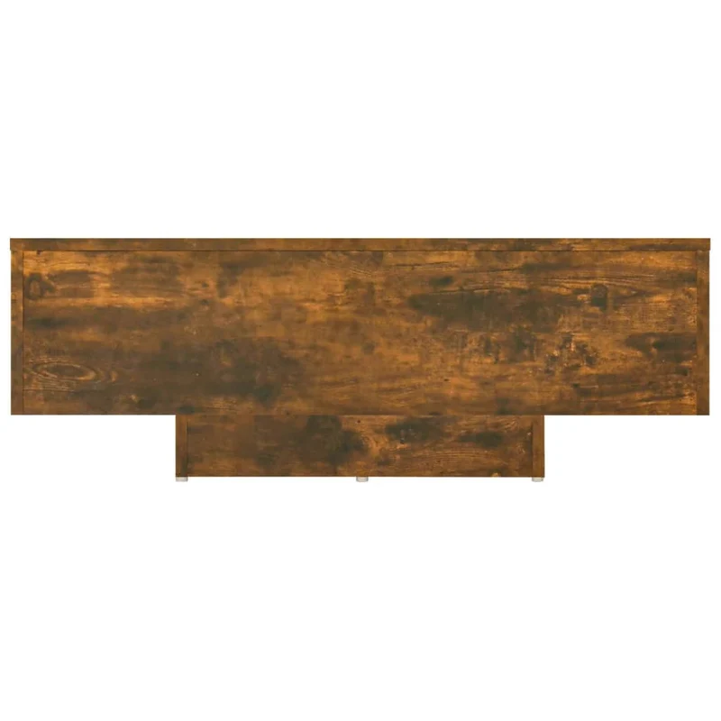 Table basse design moderne et contemporaine 85 x 55 x 31 cm bois d'ingénierie marron DEC038499