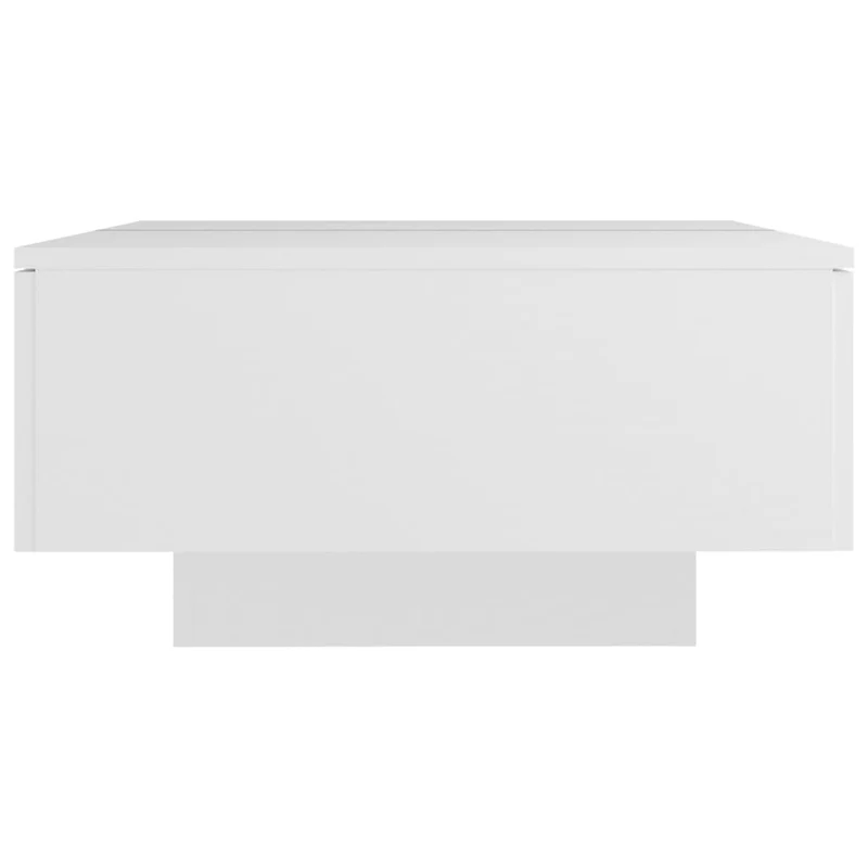 Table basse avec tiroirs design moderne et contemporaine 90 x 60 x 31 cm aggloméré blanc DEC038028