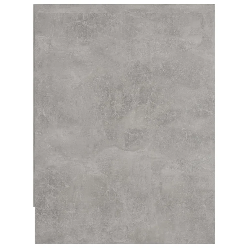 Lot de 2 tables de chevet avec deux tiroirs 40 x 30 x 40 cm bois d'ingénierie gris DEC035349