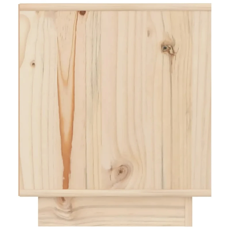 Lot de 2 tables de chevet avec étagères 40 x 34 x 40 cm bois de pin DEC034790