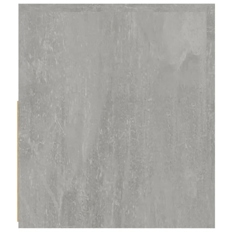 Lot de 2 tables de chevet avec lumière LED compartiment avec porte 60 x 35 x 40 cm bois d'ingénierie gris DEC034840